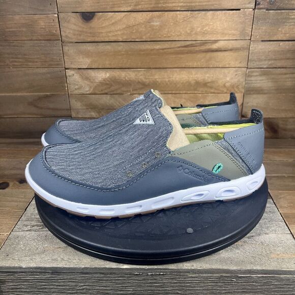 Columbia Mens Size 8.5 Bahama Vent Hightide Slip-Ons Gray Slip On New In Box - Picture 3 of 11